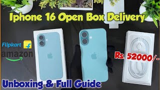 iPhone 16 Open Box Delivery 🔥| Flipkart Open Box Explained in Hindi