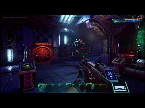 RF-07 Skorpion vs Security-1 Bot - System Shock (Remake)