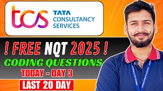 TCS Free NQT 2025 Coding Questions (PYQ) | TCS Coding Questions | TCS NQT (PYQ) | TCS Free NQT 2025
