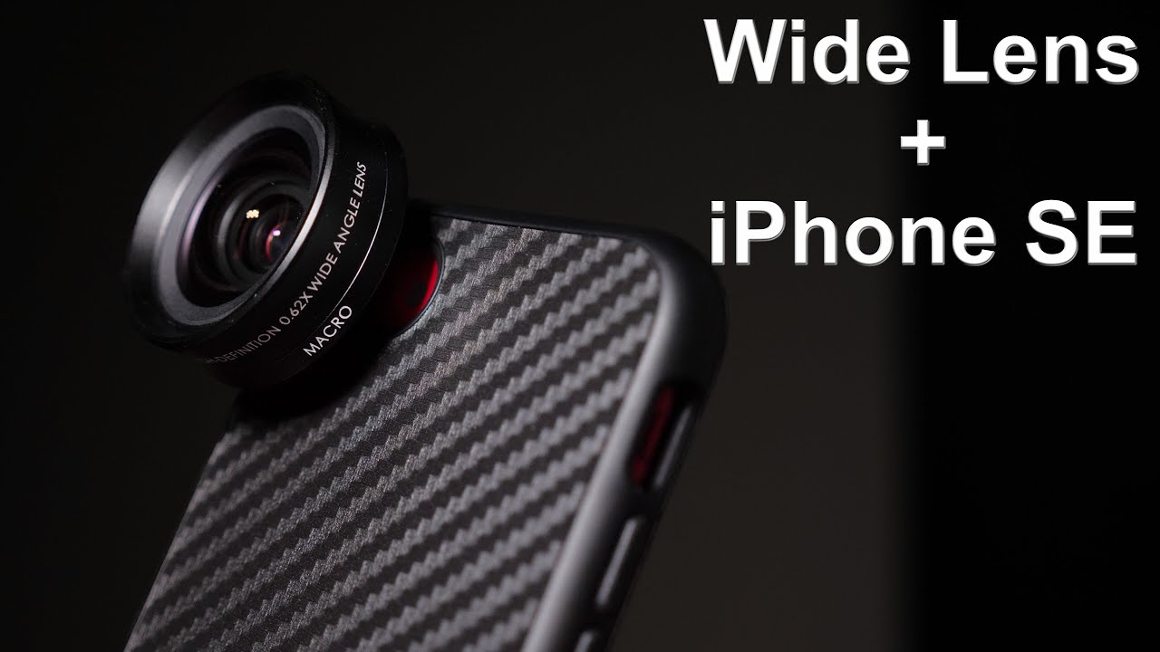 Best Budget Wide / Macro lens for the iPhone SE 2020!