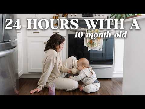 24 HOURS WITH A 10-MONTH OLD | Our Daily Routine, Navigating Crawling, Baby Meal Ideas & Activities