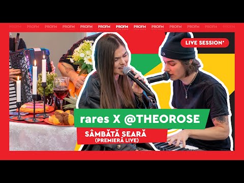 rares x @TheoRose x DOMINO - Sambata seara (premieră LIVE) | PROFM LIVE Session