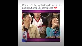 Girl rejects date on kiss cam for another guy