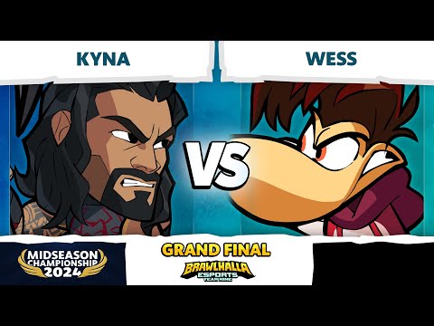 Kyna vs Wess - Grand Final - Brawlhalla Midseason Championship 2024 - LAN 1v1