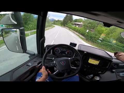POV Driving Scania Next Generation R450 - Austria,Ellmauer Halt