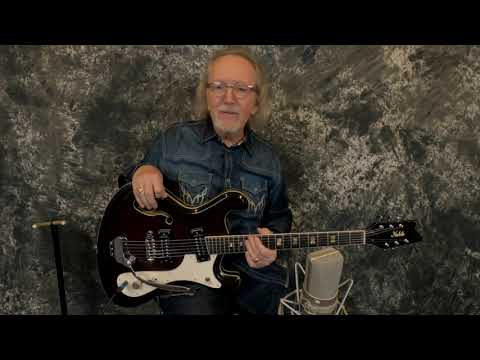 Video Demo Vintage RARE 1968 Japan Noble Model EG 68-2HT Mosrite Style Dual Pickup New Strings Pro Setup Gigbag image 17