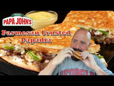 Papa John's New Parmesan Crusted Papadia Review : Food...