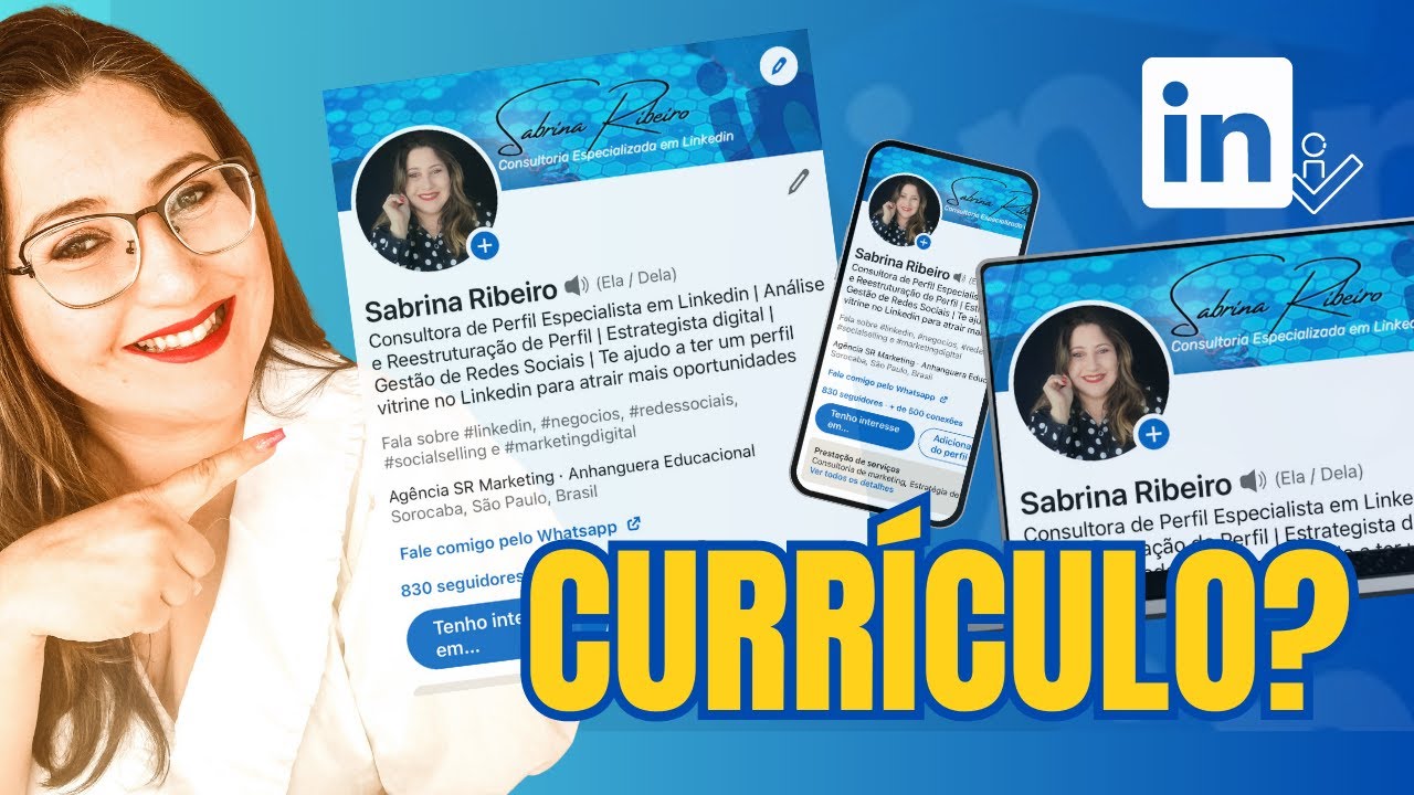 Como criar um CURRÍCULO Efetivo no LINKEDIN /Dicas e ESTRATÉGIAS