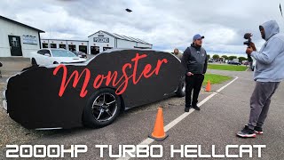They Make 2,000HP Hellcats Now : Fastest Roll Race Hellcat EVER !!!