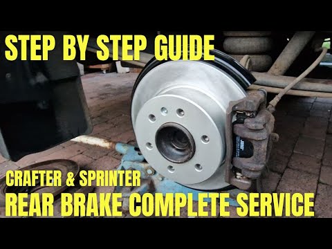 Sprinter Crafter Rear Brakes: How To Install Disk Pads, Shoes, And More! DIY step by step guide