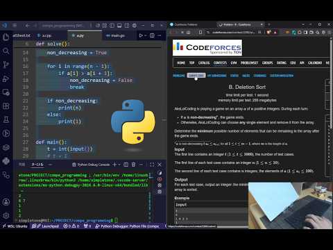 Python Codeforces Coding Challenges 260807