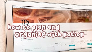 lifestyle vlog 💻 how i plan my life using notion! (tutorial + FREE template)