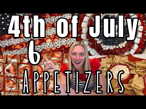 6 Easy & Delicious 4th of July Party Appetizers! | Molly Purcell | Molly Makes it Easy