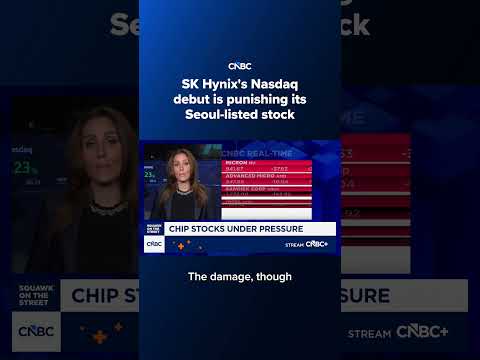 SK Hynix's Nasdaq debut is punishing its Seoul-listed stock