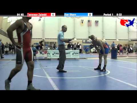 Terrence Zaleski vs. Dan Olsen at 2013 ASICS University Nationals - GR