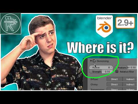 Why You Can't Find The Denoising Options in Blender 2.9 (or later)