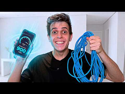 ACABEI COM A INTERNET LENTA DA MINHA CASA
