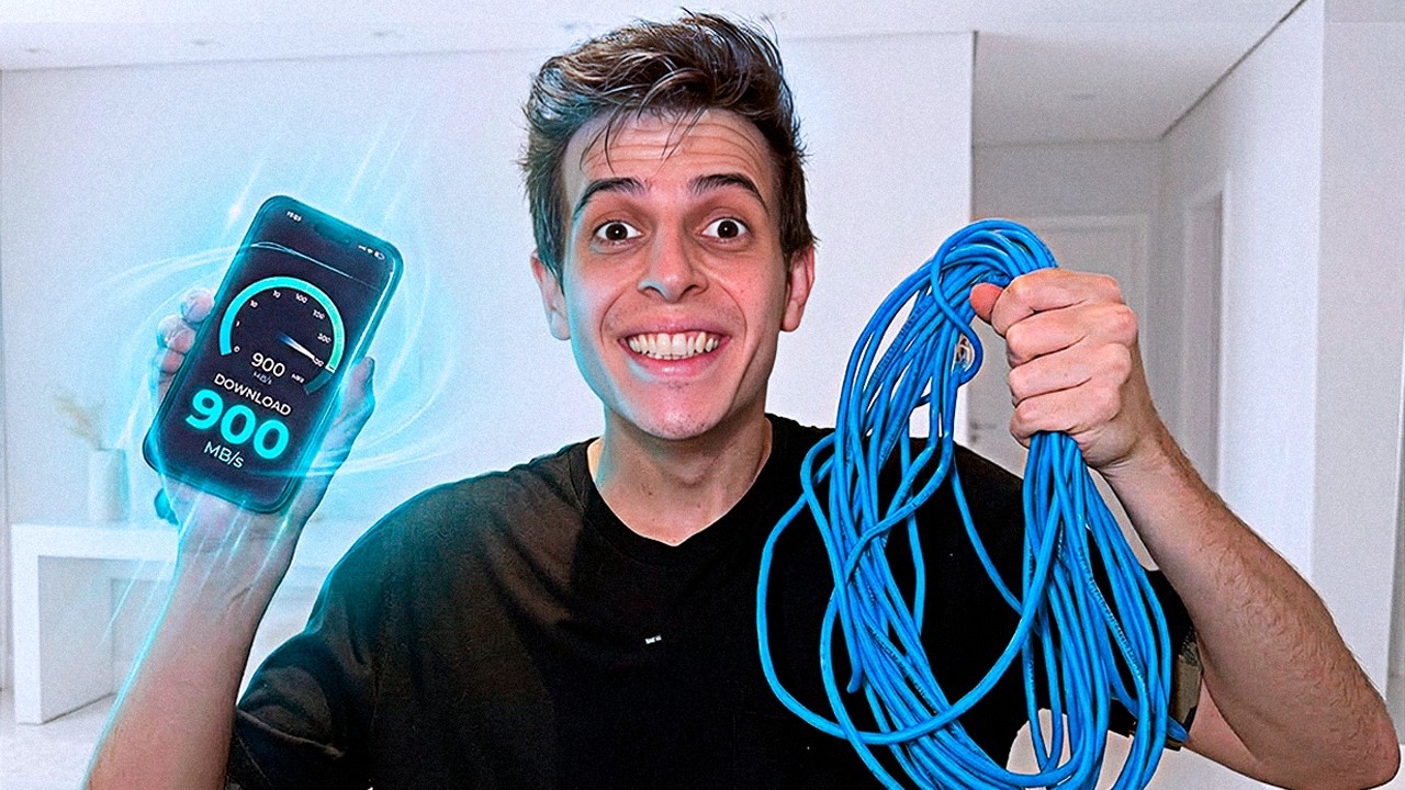 ACABEI COM A INTERNET LENTA DA MINHA CASA