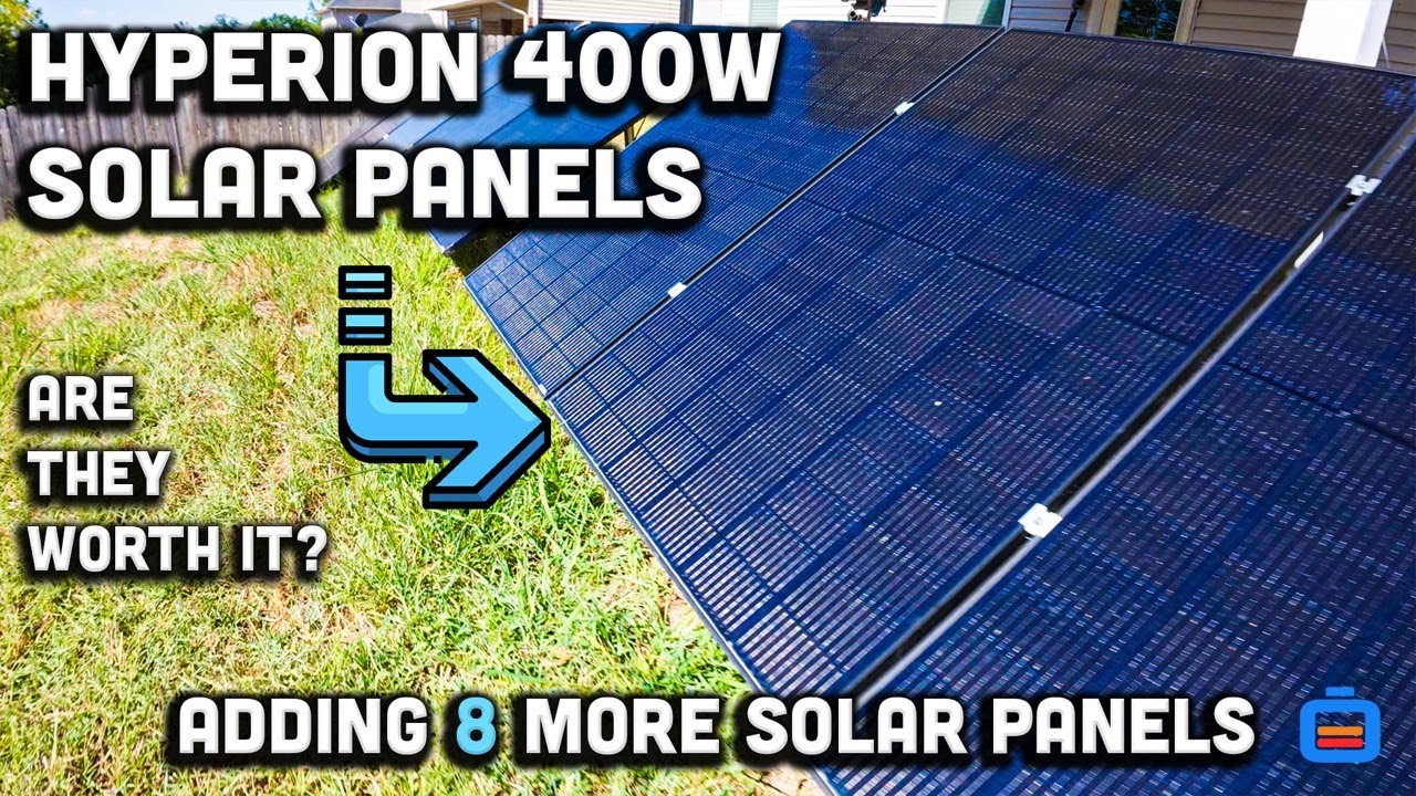 Hyperion Solar Panels | Existing System Expansion Adding 8 Panels | Rhinox Energy