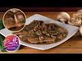 Veal SCALLOPINI With Mushroom Sauce AKA Veal Scaloppine