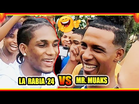 😂(IF YOU LAUGH YOU LOSE) La Rabia 24 vs Mr Muaks #Improvising in invivienda Freestyle