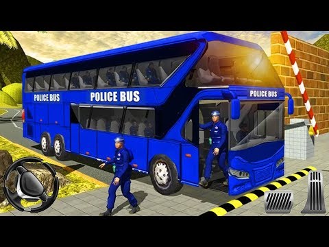 US Police Bus Mountain Driving Simulator - Best Android Gameplay | Part 1