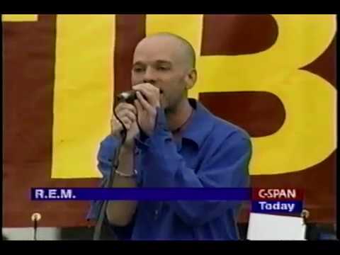 R.E.M. 1998/06/15 - National Day of Action For Tibet, DC ['Fall on Me' & 'Losing My Religion']