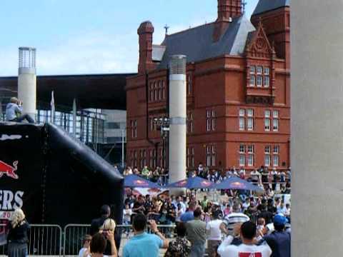 Red Bull X-Fighters Exhibition Show Cardiff UK 18/07/09