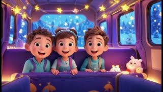 Dez na Cama – Aventura no Trem dos Sonhos | Portuguese Nursery Rhyme | Canção Infantil