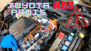 2004 2009 Toyota Pruis ABS Module Actuator Replacement! Toyota Pruis Diagnostic & Bad ABS Pump