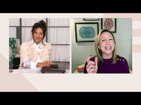 Affinity Gems Precious Gemstone Crossover Band Ring, 14K Gold on QVC