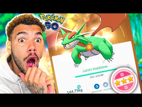 O DRAGÃO SHINY LUCKY PURIFICADO 100% DE IV - POKEMON GO | Cris |