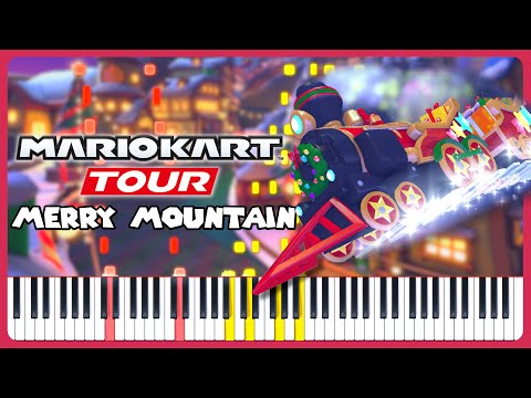 Merry Mountain ~ Mario Kart Tour | Piano Cover (+ Sheet Music)