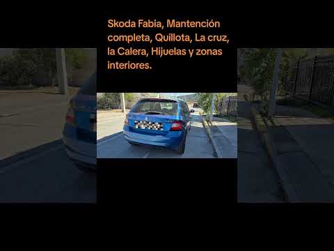 Servicio de mantención completa Skoda Fabia, cliente viaja un Domingo desde Valparaíso a Quillota.