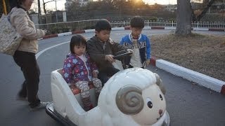 preview picture of video '飯田市立動物園　羊の乗り物　ミニカーコーナー　Iida City Zoo'