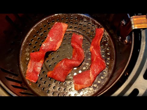 Air Fryer Turkey Bacon - How To Cook Turkey Bacon In The Air Fryer - So Crispy, YUM! đ„đ