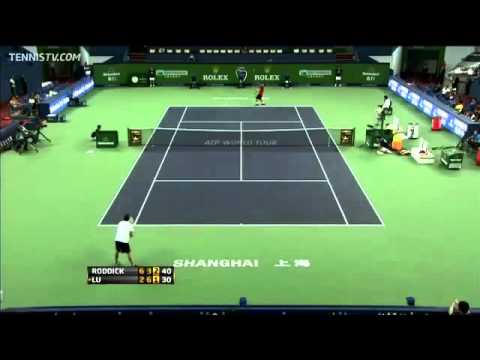 Andy Roddick vs Yen-Hsun Lu  Shanghai 2011   short highlights