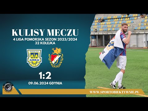 Kulisy meczu Arka II Gdynia-Energa Gryf Słupsk 1:2 / sezon 2023/2024