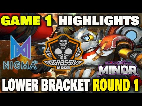 NIGMA VS AGGRESSIVE MODE GAME 1 SLI Minor Season 3 EU Qualifier