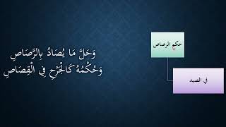 صورة 142شرح منظومة فقه النوازل - الصيد بالرصاص النوازل