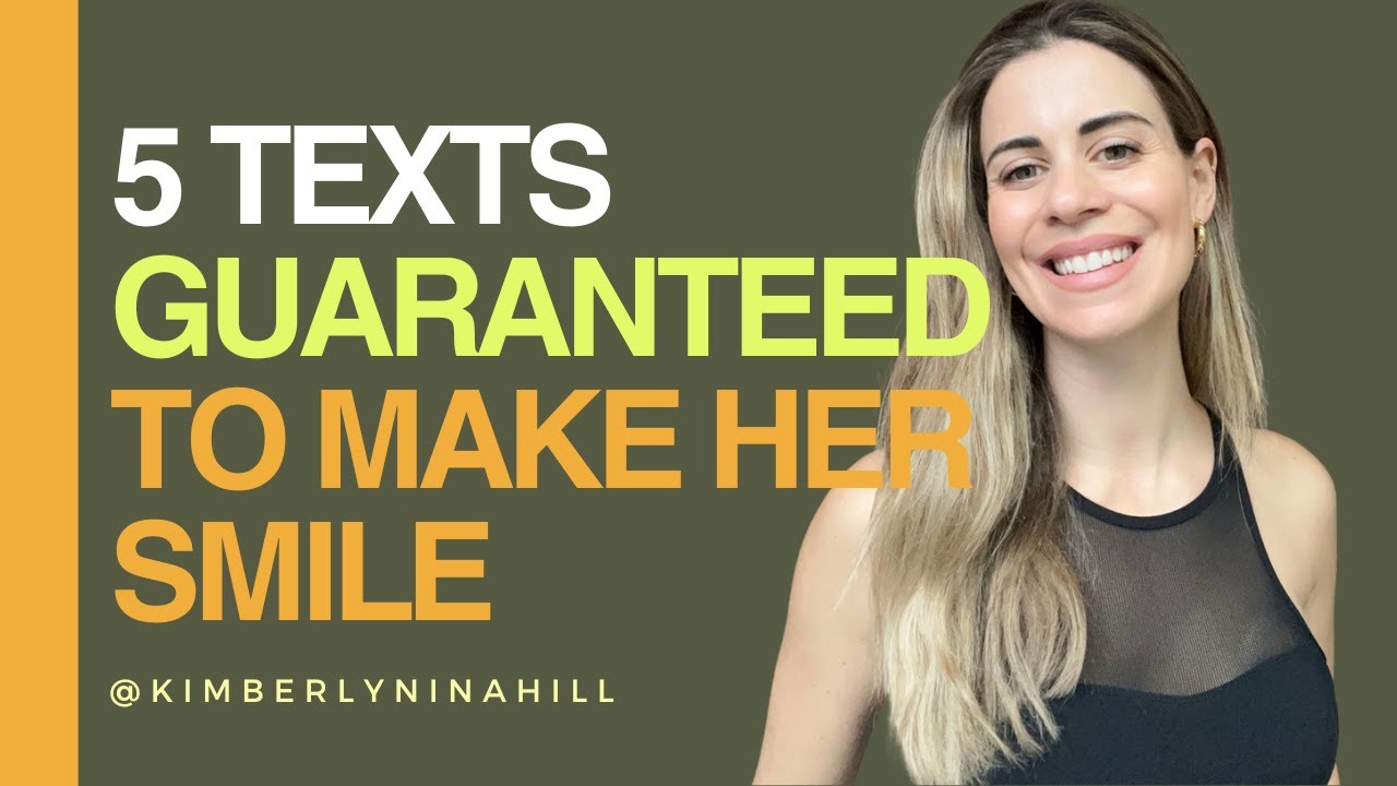 Are You Dating? Here's 5 Specific Word-for-Word Texts To Get Her Excited and Make Her Smile