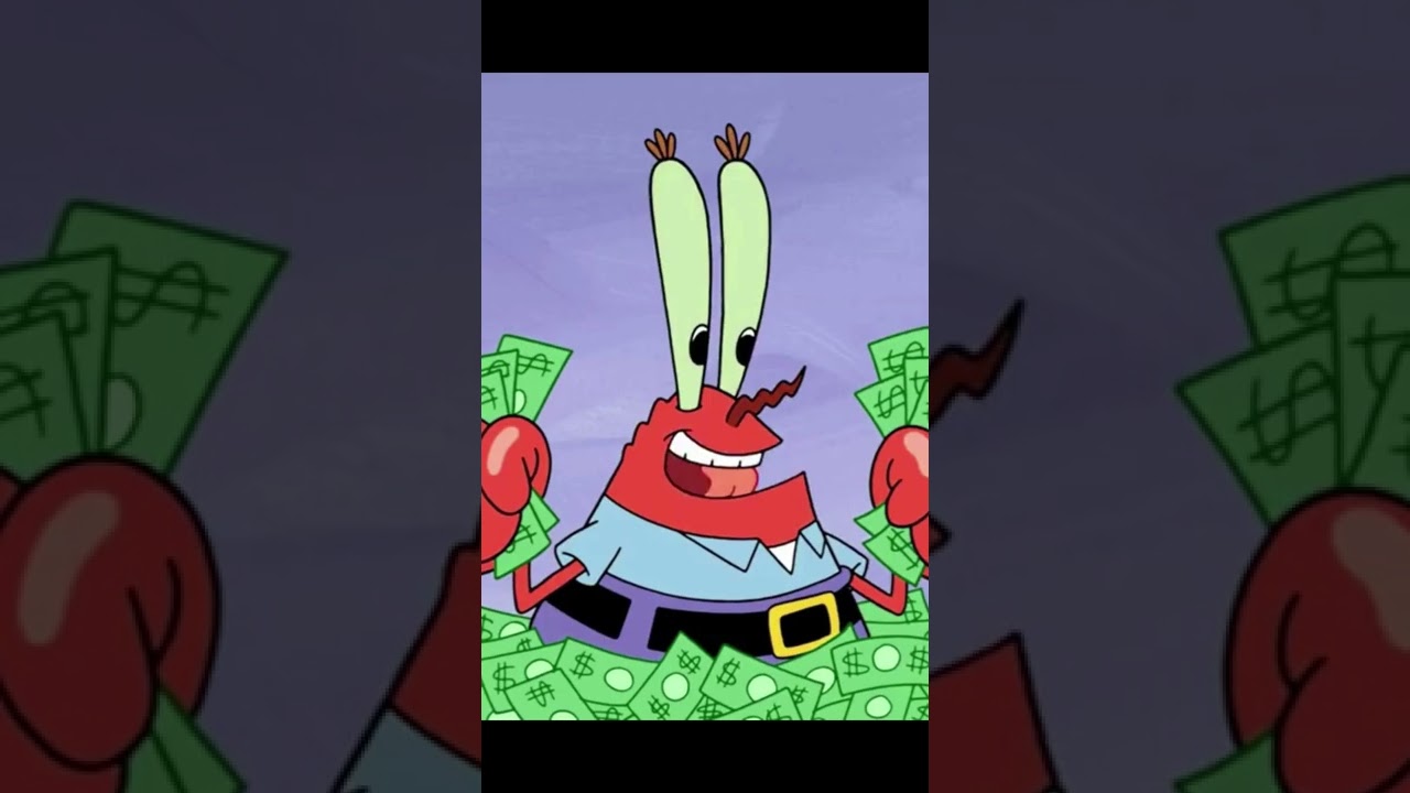 Mr Krabs In Money Safe!