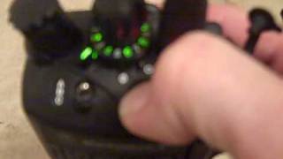 Tutorial on how to get a Motorola XTS into Service Mode To Test Lights, Etc...
