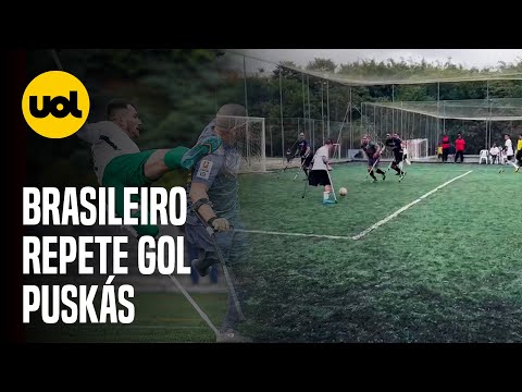 GOL PUSKÁS: Atleta da seleção brasileira de amputados repete golaço vencedor do prêmio