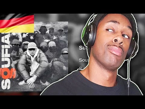 AMERICAN REACTS TO GERMAN RAP | Soufian -Super Vegeta