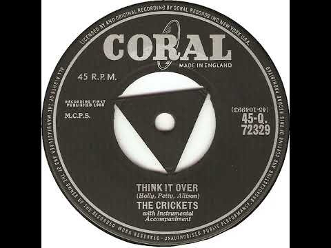UK New Entry 1958 (114) Crickets - Think It Over