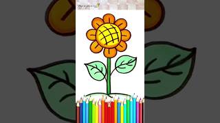 Download lagu menggambar bunga matahari #music #iyasayuriart #drawing #gambar mp3