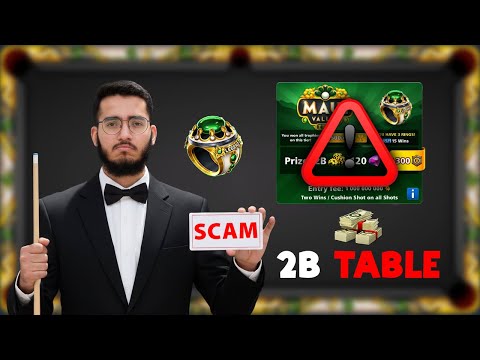 2B TABLE SCAM 😡 IN 8 BALL POOL 😱‼️