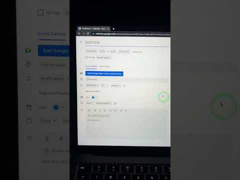 Create Events in Google Calendar!