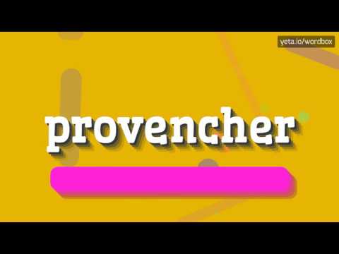 PROVENCHER - HOW TO PRONOUNCE IT!?